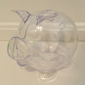 Palaset moneybox piggy bank clear transparent Finnish design